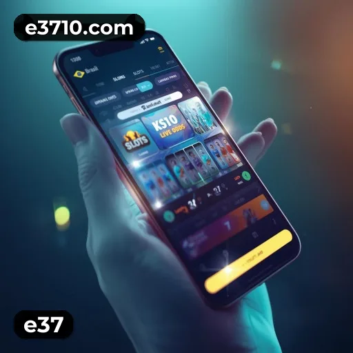 Aplicativo móvel e37 para iOS e Android